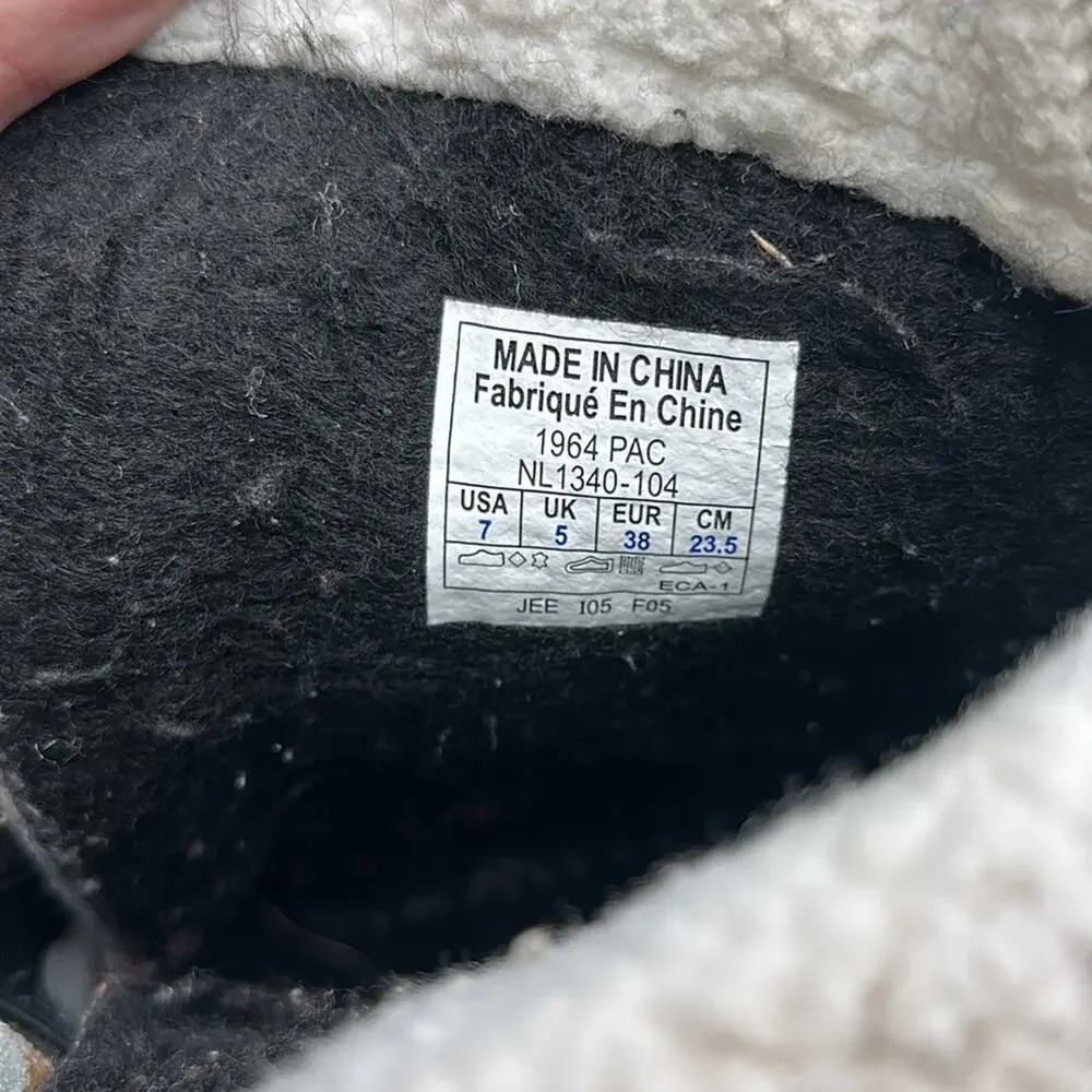 Sorel: White and Blue Waterproof Winter Boots